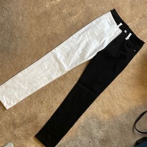 Shein, skinny, two tone